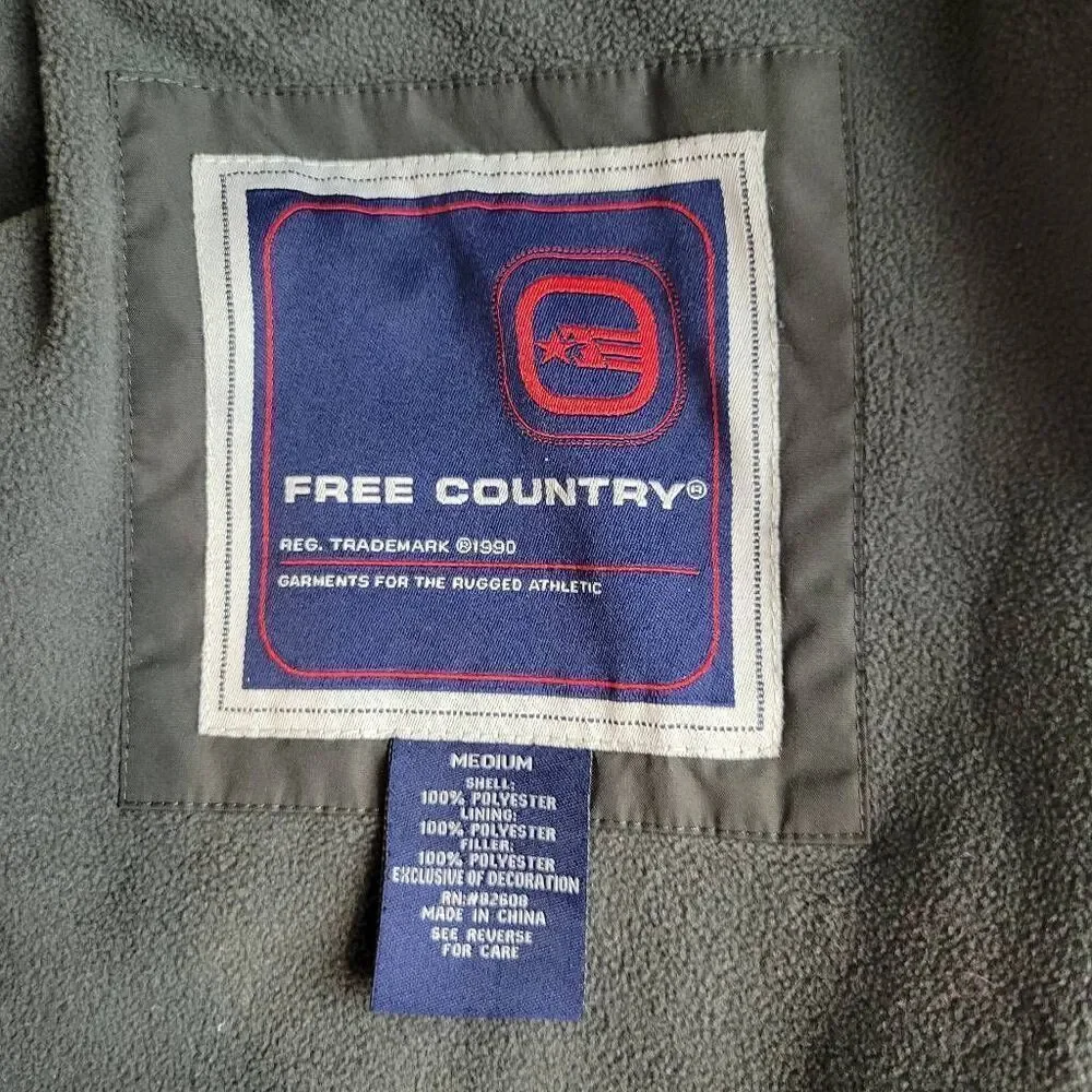 Free Country Sportswear Performance Outdoor Sports Hooded Jacket Coat